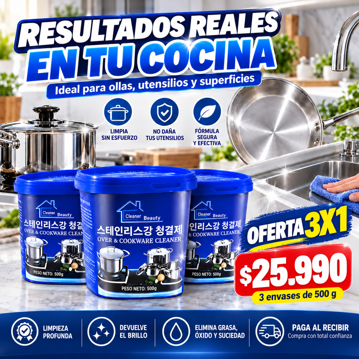 OFERTA 3X1 | PASTA LIMPIADORA ANTI-GRASA